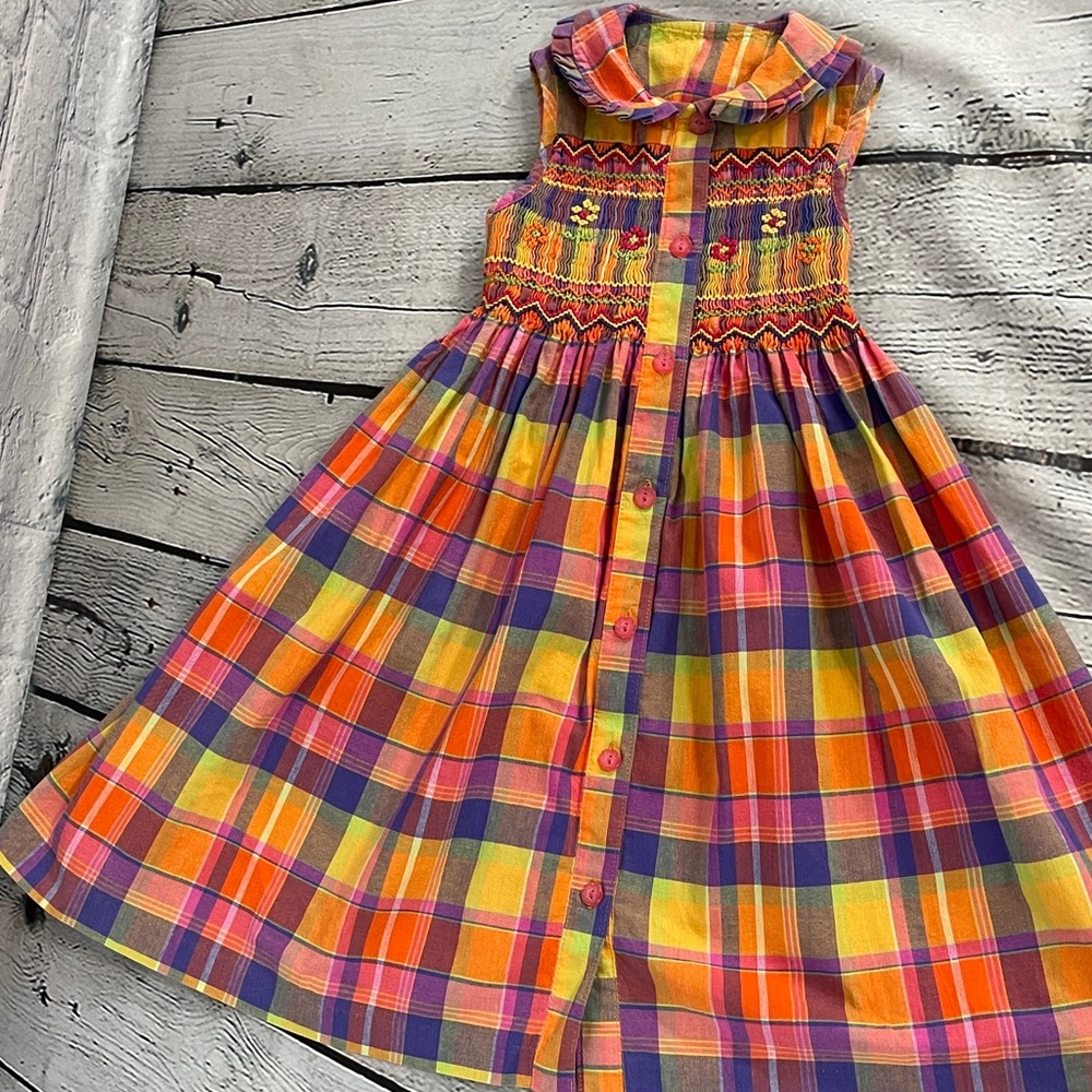 St. Michael Marks & Spencer plaid dress